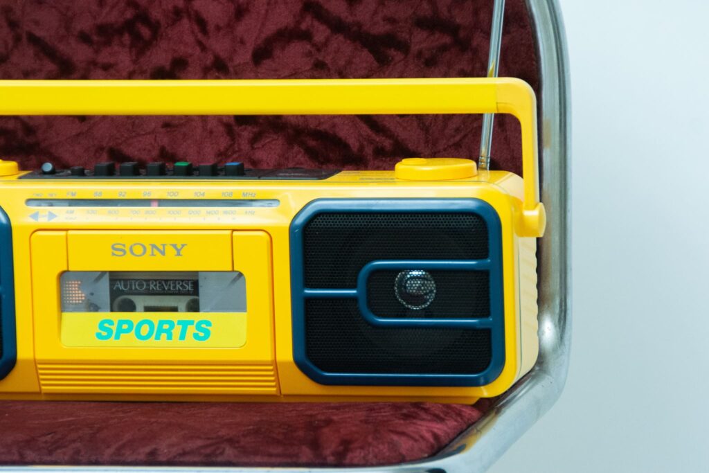 Sony CFS-950 Sports, 1985 export model, full view